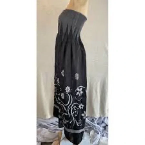 ANTHRO’s Lapis, Funky, FUN& Boho-BUSTLE Dress/Skirt gray/black,BUSTLE IT🔥 - Picture 7 of 12